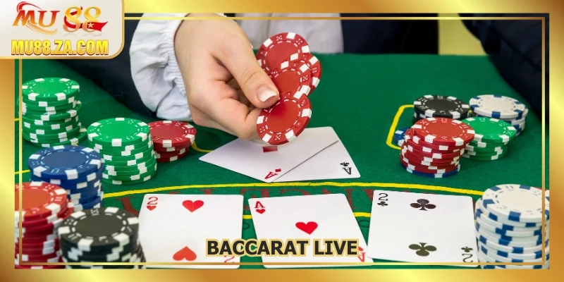 Baccarat Live - Giao Diện Mượt Mà, Chơi Liền Tại MU88